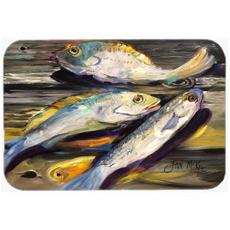 CAROLINES TREASURES Fish On The Dock Mouse Pad- Hot Pad and Trivet JMK1116MP